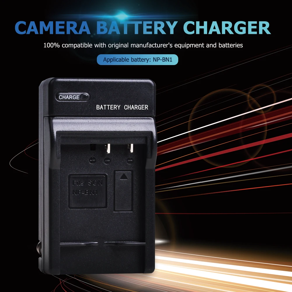 Quick Release Battery Charger Lightweight US Plug Portable NP-BN1 for Sony Cyber-Shot DSC-QX10 QX30 QX100 T99 T110
Quick Release Battery Charger Lightweight US Plug Portable NP-BN1 for Sony Cyber-Shot DSC-QX10 QX30 QX100 T99 T110