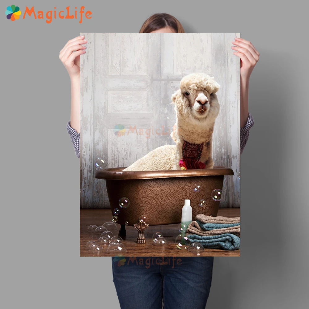 WC Bathroom Animals in Bathtub Nordic Poster Wall Pictures For Living Room Posters And Prints Wall Art Canvas Painting Unframed
WC Bathroom Animals in Bathtub Nordic Poster Wall Pictures For Living Room Posters And Prints Wall Art Canvas Painting Unframed