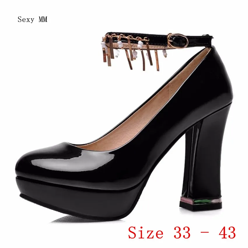 Women High Heels Platform Pumps Woman Thick High Heel Shoes Party Wedding Shoes Ladies Kitten Heels Small Plus Size 33 - 43
Women High Heels Platform Pumps Woman Thick High Heel Shoes Party Wedding Shoes Ladies Kitten Heels Small Plus Size 33 - 43