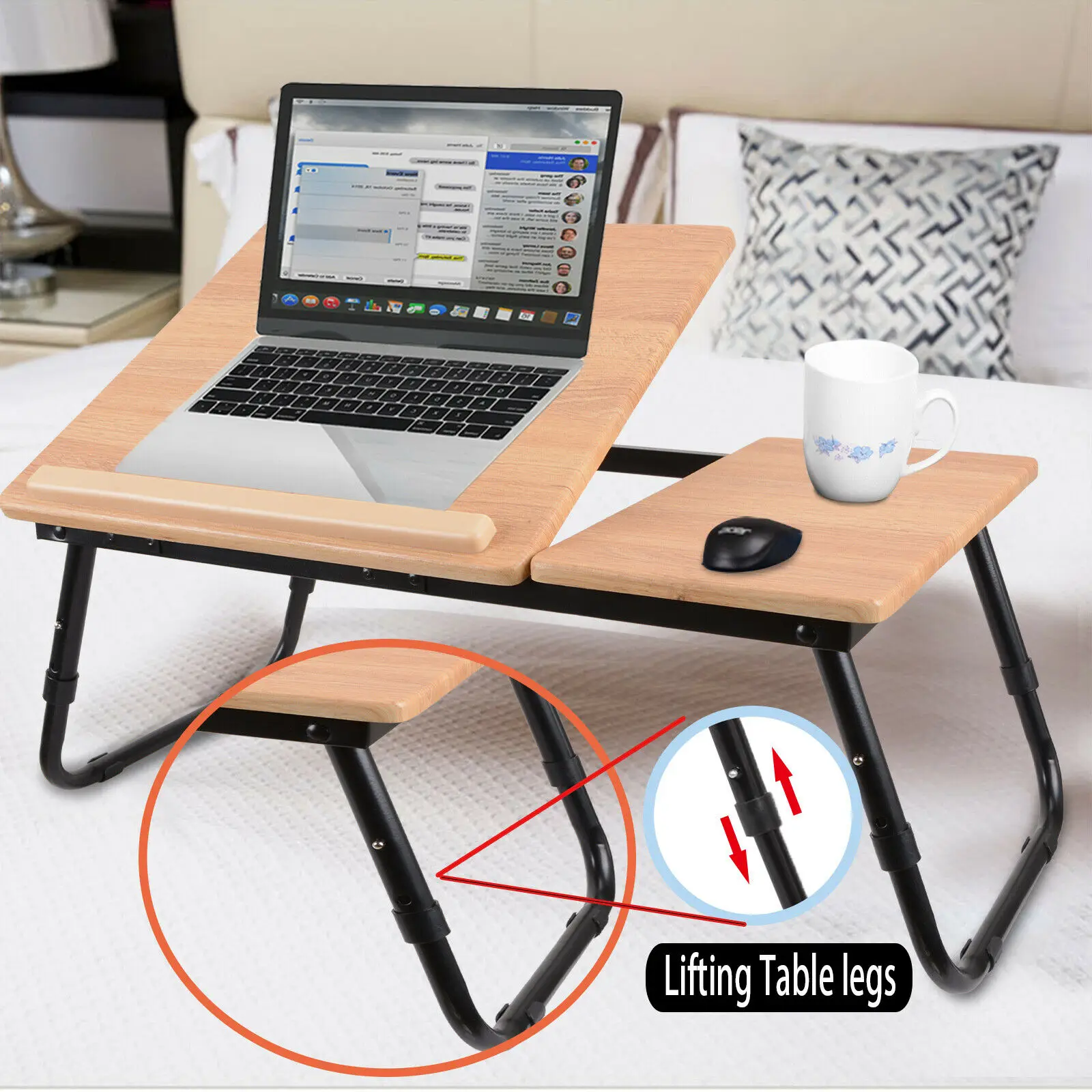 Foldable Laptop Bed Table Stand Sofa Lap Tray Computer Desk Adjustable Portable
Foldable Laptop Bed Table Stand Sofa Lap Tray Computer Desk Adjustable Portable