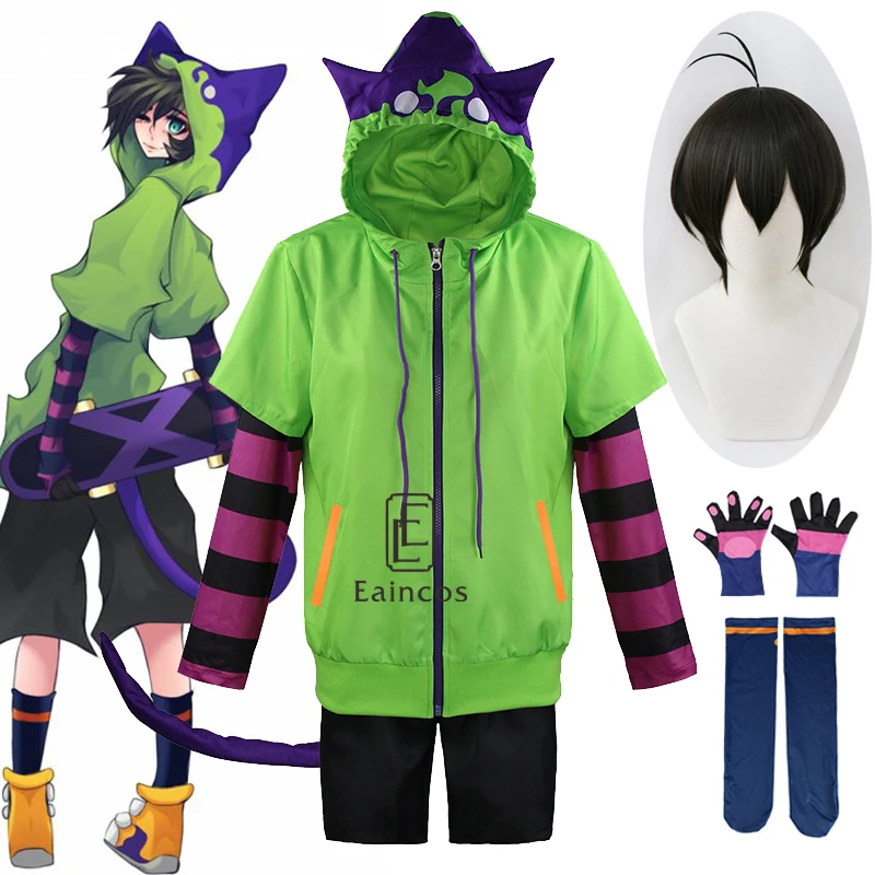 Anime SK8 the Infinity Miya Chinen Cosplay Party Costume Hoodie Jacket Tail Gloves Outfits SK Eight Suit Wig
Anime SK8 the Infinity Miya Chinen Cosplay Party Costume Hoodie Jacket Tail Gloves Outfits SK Eight Suit Wig