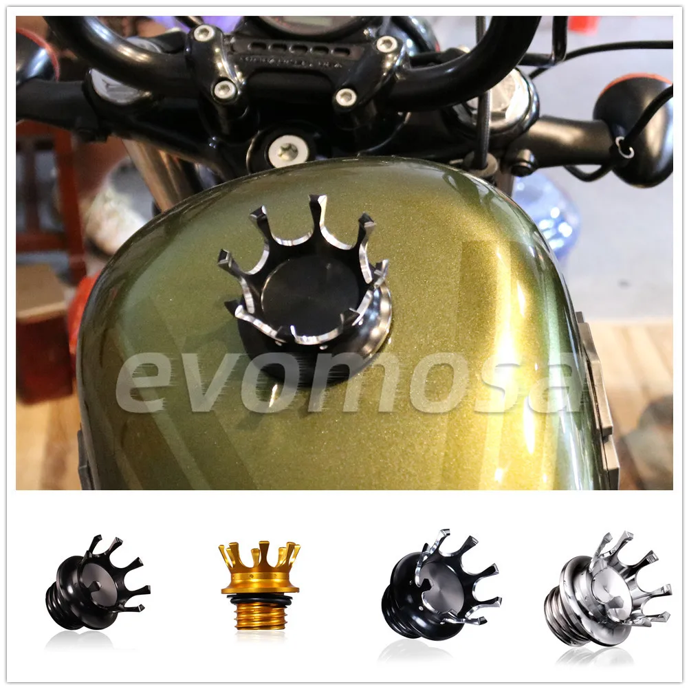 Крышка для бензобака мотоцикла в форме короны, крышка для бензобака с ЧПУ для Harley Sportster 883 1200 Road King Dyna FLST 96-2018 Softail
Крышка для бензобака мотоцикла в форме короны, крышка для бензобака с ЧПУ для Harley Sportster 883 1200 Road King Dyna FLST 96-2018 Softail