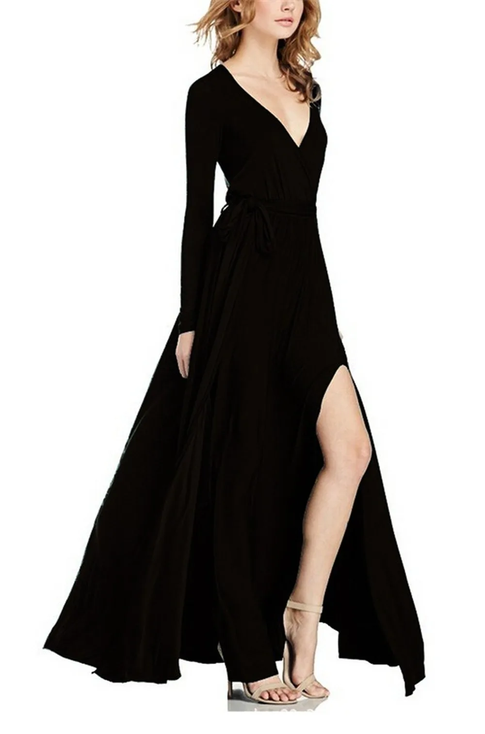 2021 spring and summer black dark green long sleeve V-neck solid sexy lace up patchwork temperament commuter elastic waist dress
2021 spring and summer black dark green long sleeve V-neck solid sexy lace up patchwork temperament commuter elastic waist dress