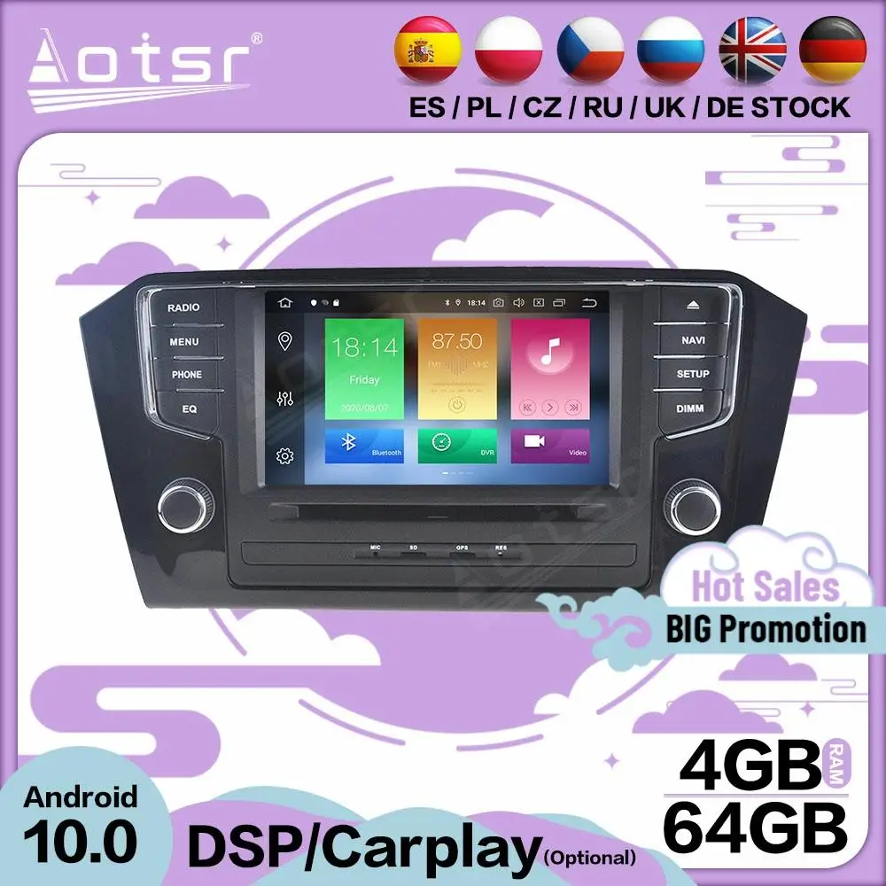 4 + 64 Гб Carplay мультимедийный стерео Android 10 плеер для VW PASSAT 2015 2016 2017 2018 GPS BT аудио Радио 2 Din приемник головное устройство
4 + 64 Гб Carplay мультимедийный стерео Android 10 плеер для VW PASSAT 2015 2016 2017 2018 GPS BT аудио Радио 2 Din приемник головное устройство