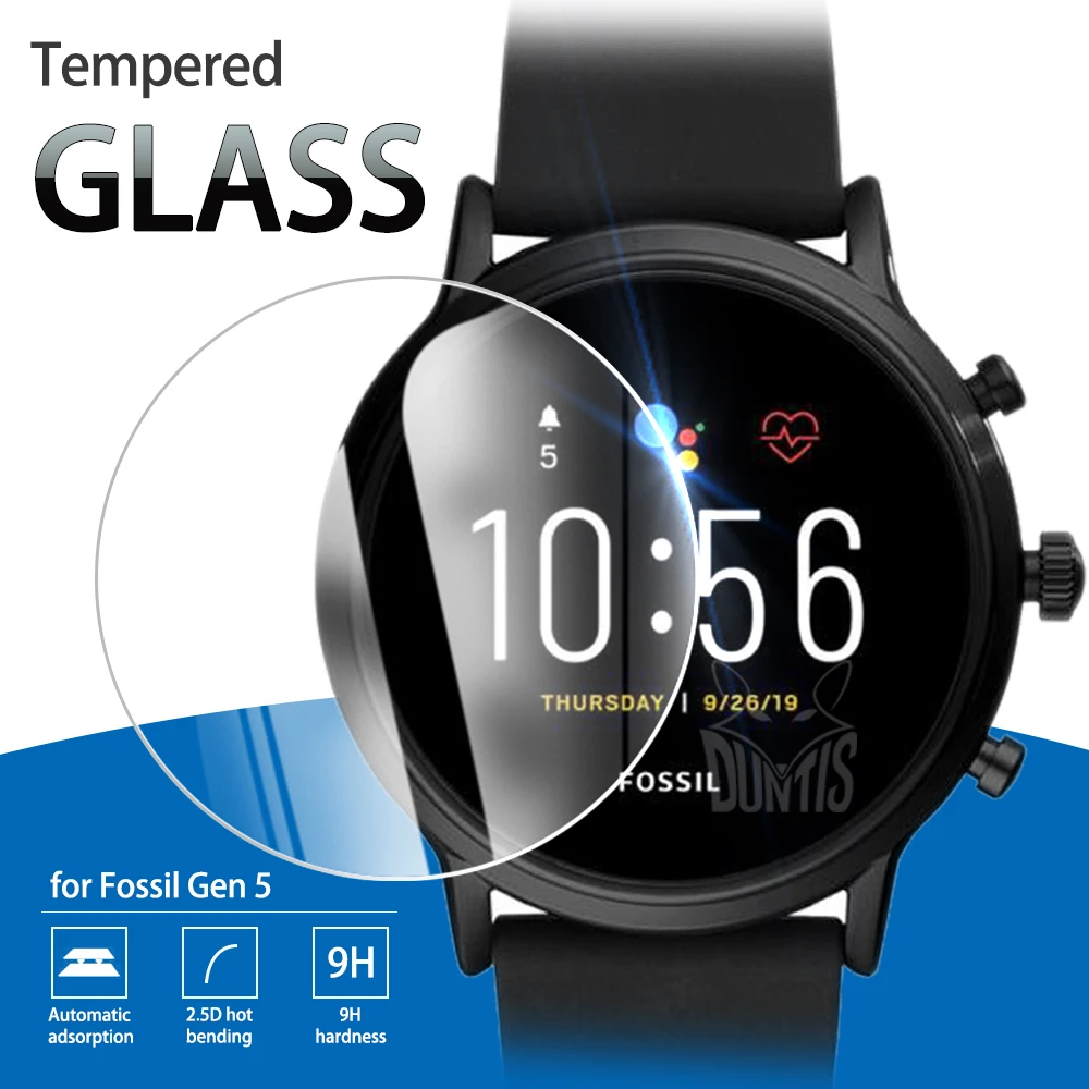 2.5D Tempered Glass Full Cover Screen Protector For Fossil Gen 5 Watch Explosion-proof Anti-Scratch Ultra clear Transparent Film
2.5D Tempered Glass Full Cover Screen Protector For Fossil Gen 5 Watch Explosion-proof Anti-Scratch Ultra clear Transparent Film