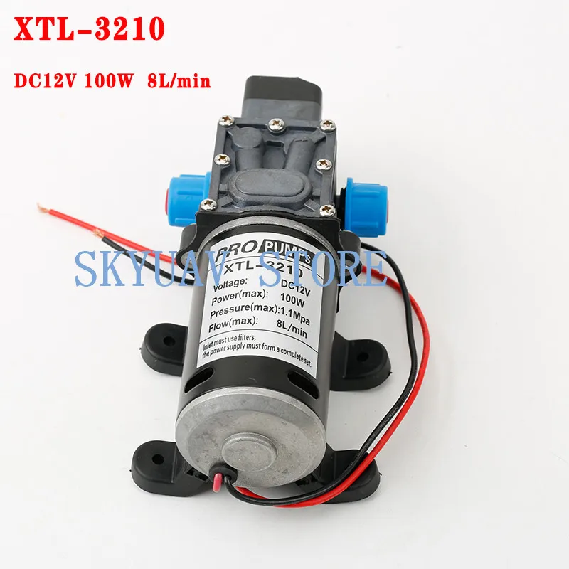 8L DC12V 100 W щеточный водяной насос, микро электрический диафрагменный насос для сельского хозяйства, Дрон XTL 3210
8L DC12V 100 W щеточный водяной насос, микро электрический диафрагменный насос для сельского хозяйства, Дрон XTL 3210