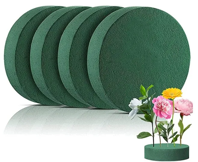 4Pcs Floral Foam Round Block 16.5cm Large Dry Flower Foam for Artificial and Fresh Flowers Wedding Decoration Flower Arrangement
4Pcs Floral Foam Round Block 16.5cm Large Dry Flower Foam for Artificial and Fresh Flowers Wedding Decoration Flower Arrangement