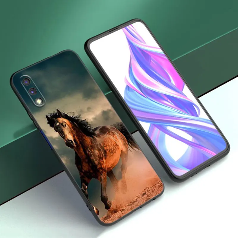 Чехол для телефона с изображением бегущей лошади Huawei Y9A Y7A Y9S Y8S Y6S Y5P Y6P Y7P Y8P Y5 Lite Y6 Y7