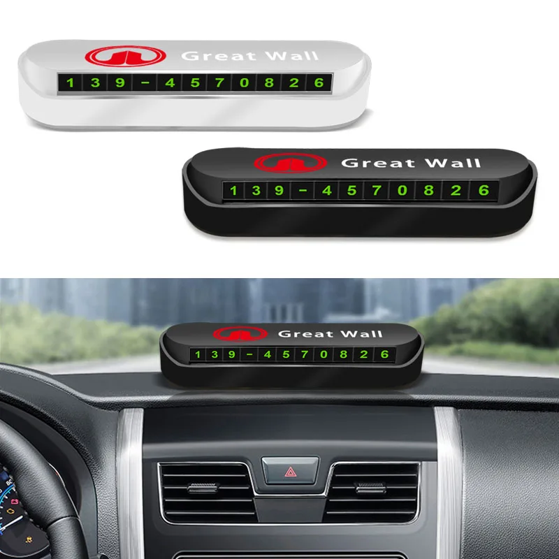 Car Styling Stickers Temporary Parking Card Phone Number Plate for Great Wall Haval Hover H3 H5 H6 H7 H9 H8 H2 M4 SC C30 C50
Car Styling Stickers Temporary Parking Card Phone Number Plate for Great Wall Haval Hover H3 H5 H6 H7 H9 H8 H2 M4 SC C30 C50