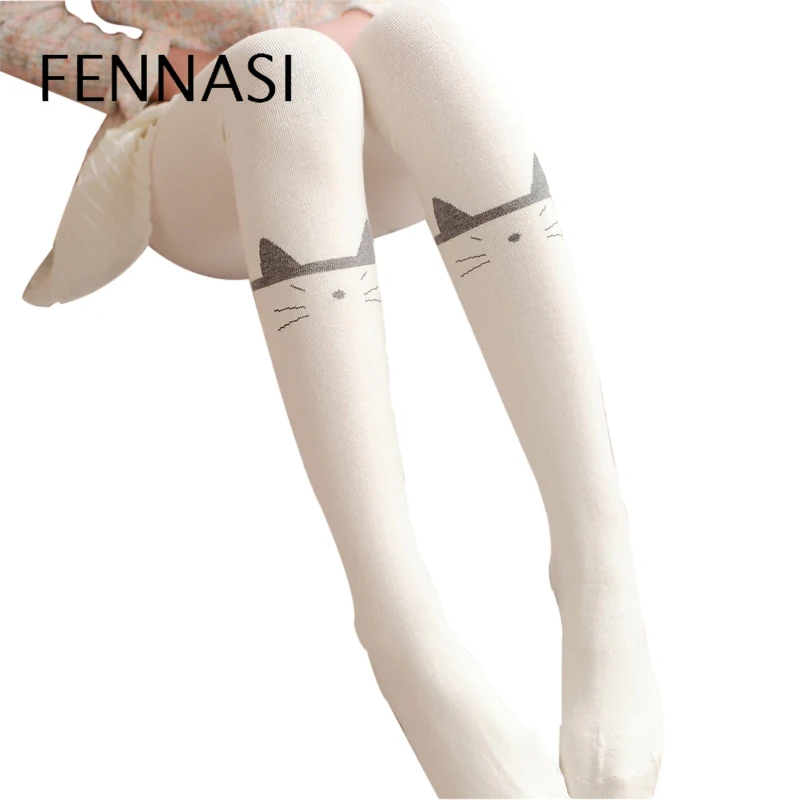 FENNASI Fashion Crown Cat Pattern Cotton Tights Korean Cartoon Jacquard Ladies Tights Sexy Comfortable Soft Tights Women 
FENNASI Fashion Crown Cat Pattern Cotton Tights Korean Cartoon Jacquard Ladies Tights Sexy Comfortable Soft Tights Women