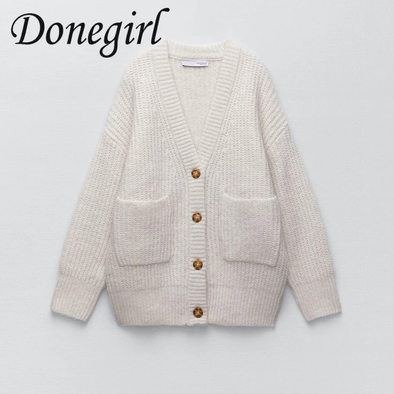 2021 New Autumn Winter Women Solid Color Cardigan Sweater Loose Casual Fashion Knitted Long Sleeve V-neck Button Pocket Coat ZA
2021 New Autumn Winter Women Solid Color Cardigan Sweater Loose Casual Fashion Knitted Long Sleeve V-neck Button Pocket Coat ZA