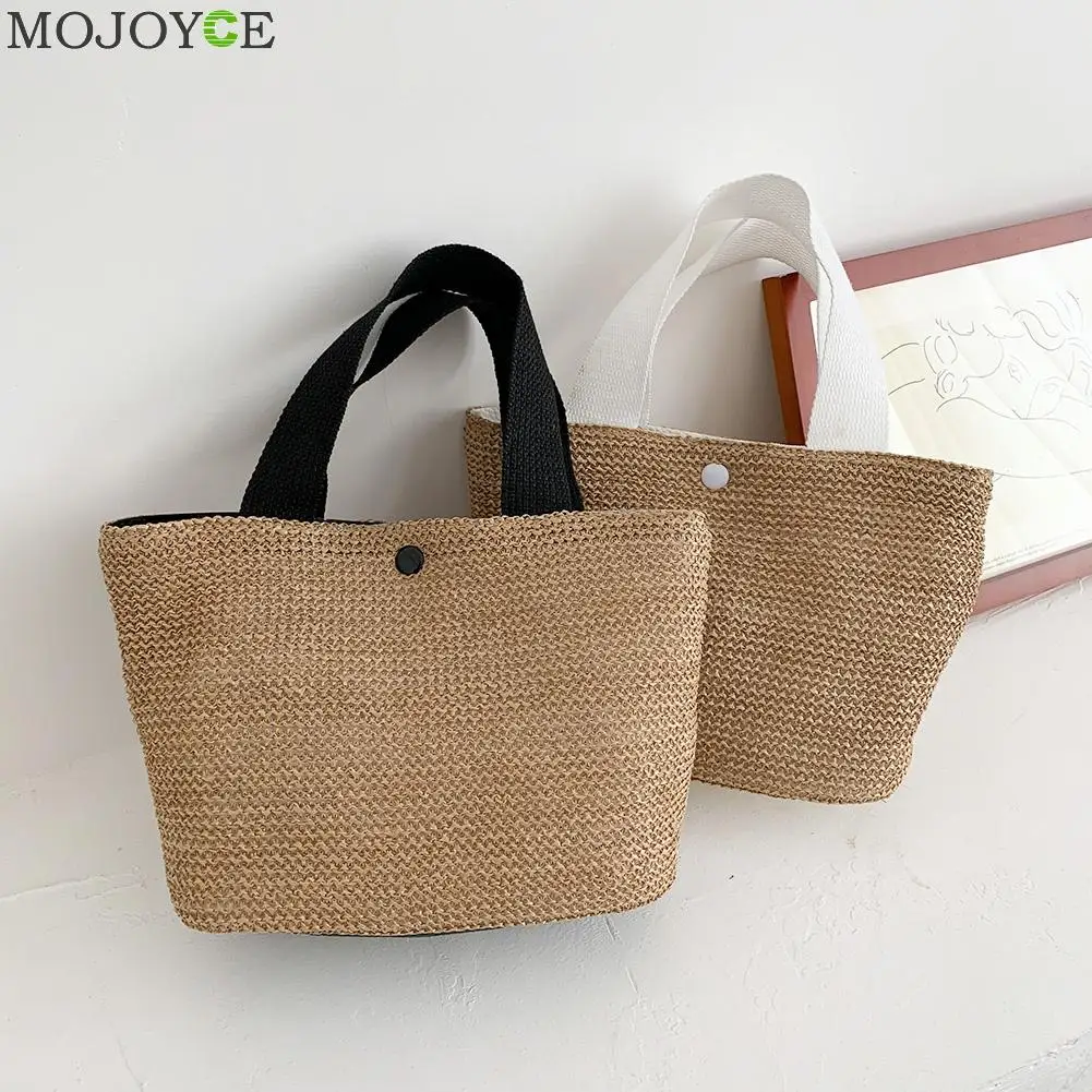 Straw Women Handbag Summer Fashion Classic Texture Creative Design Chic Casual Woven Beach Bucket Bags Female Daily Totes
Straw Women Handbag Summer Fashion Classic Texture Creative Design Chic Casual Woven Beach Bucket Bags Female Daily Totes