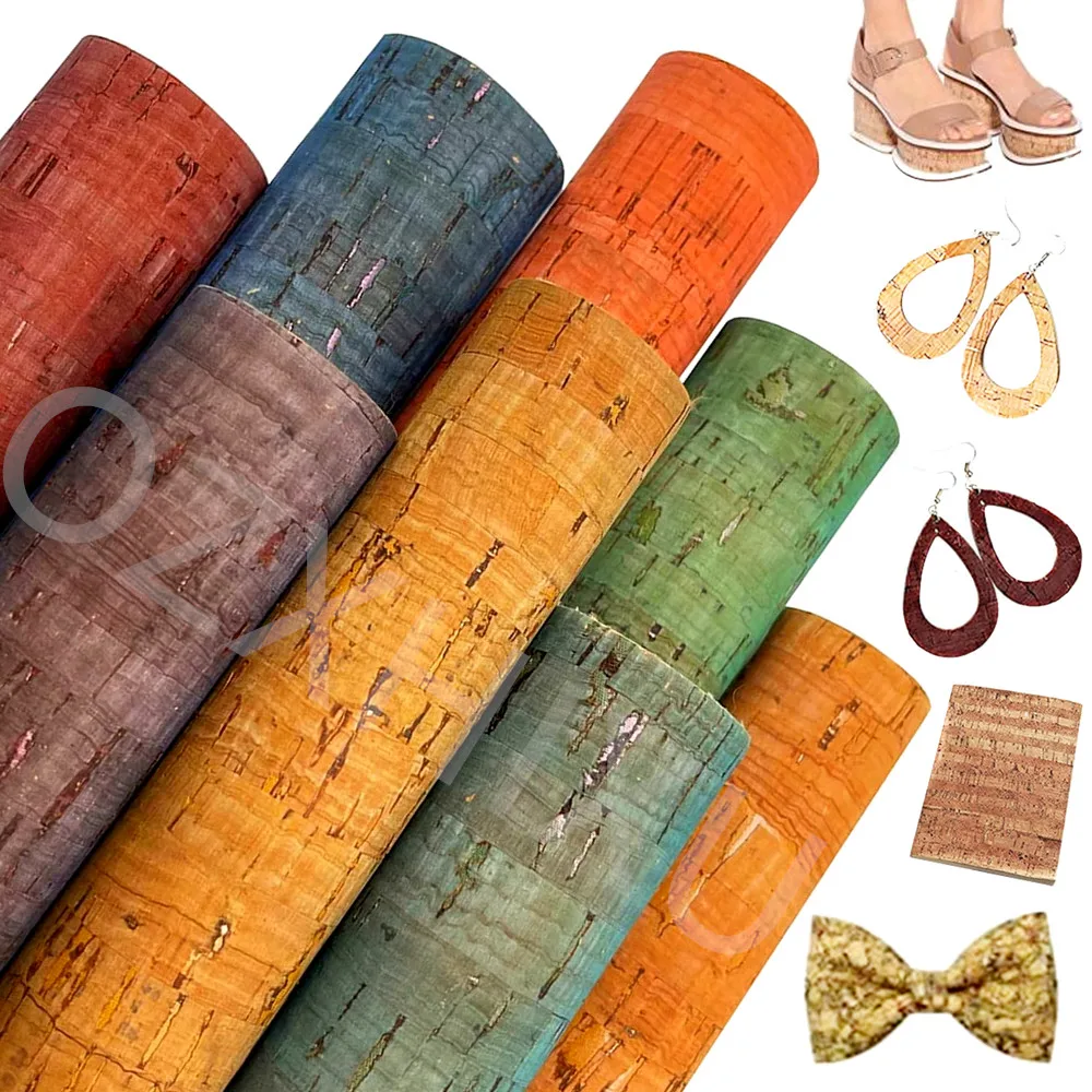 Цветные пробковые листы из искусственной кожи, тонкая мягкая пробковая кожаная ткань для самостоятельного изготовления серег, сумок, каран... 
Цветные пробковые листы из искусственной кожи, тонкая мягкая пробковая кожаная ткань для самостоятельного изготовления серег, сумок, каран...