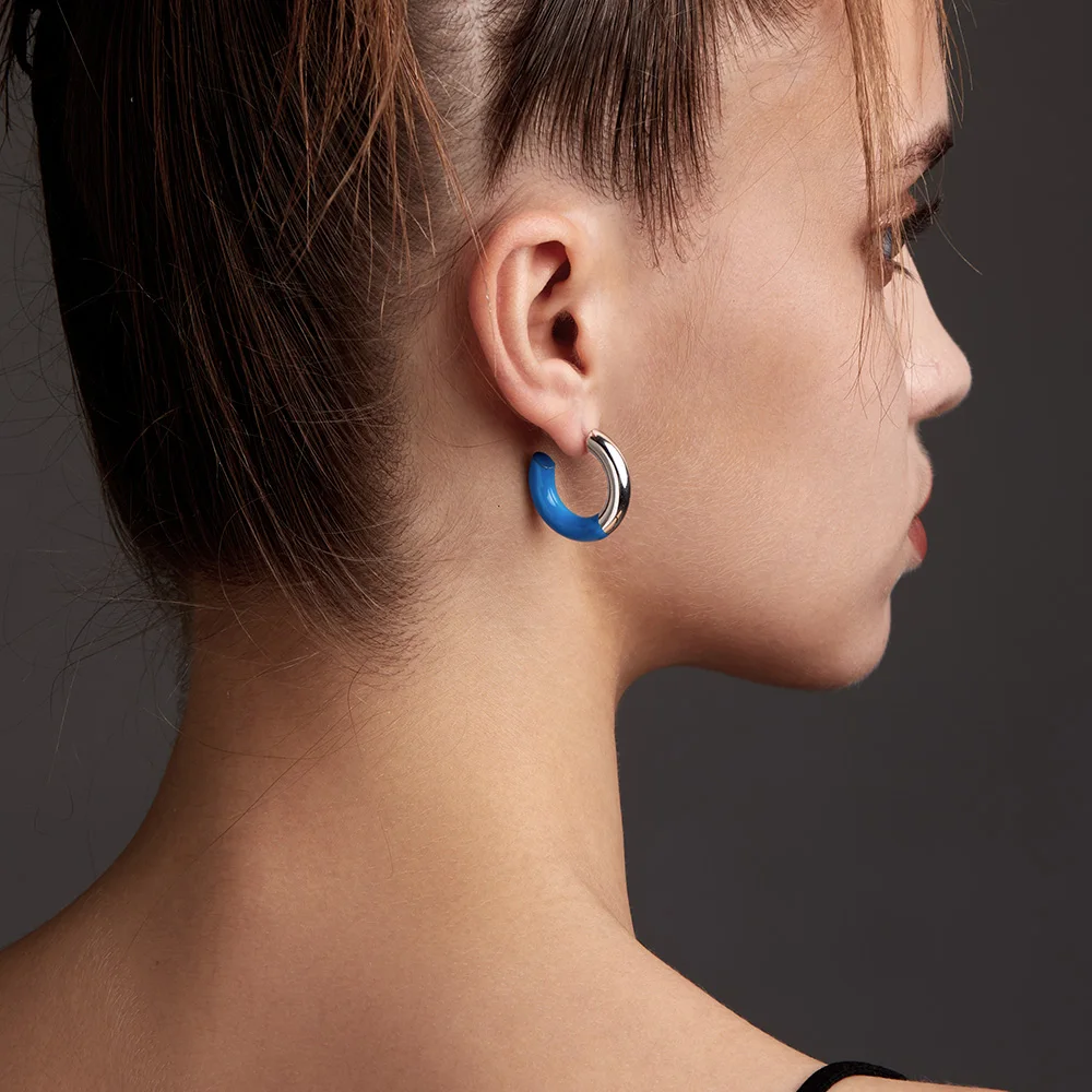 Color Epoxy Resin Women's Earrings Stainless Steel Studs Gold Fashion Jewelry Christmas
Color Epoxy Resin Women's Earrings Stainless Steel Studs Gold Fashion Jewelry Christmas
