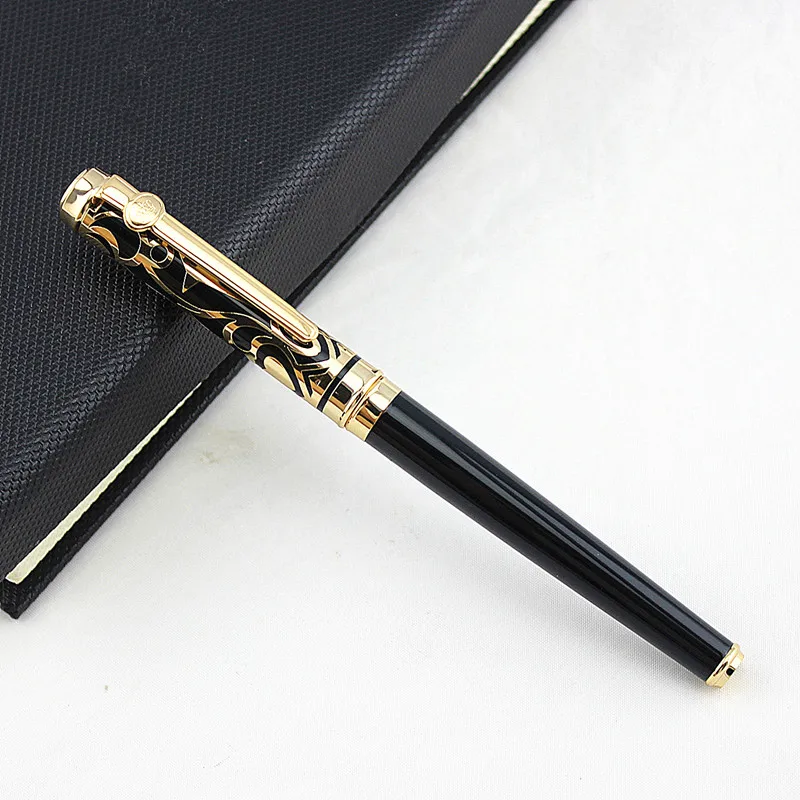 Duke Noble Sapphire Matel Roller Ball Pen with Smooth Refill , Black & Golden Cap Business Office Home and School Supplies
Duke Noble Sapphire Matel Roller Ball Pen with Smooth Refill , Black & Golden Cap Business Office Home and School Supplies