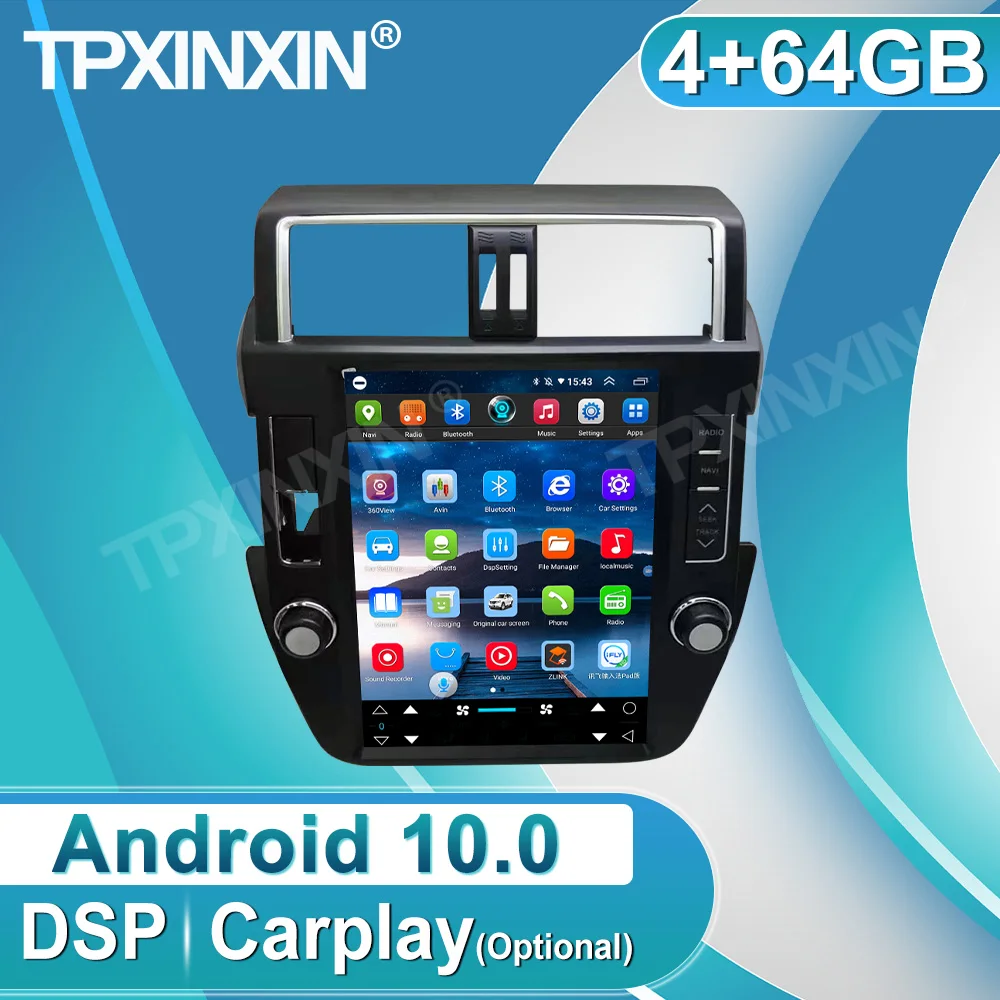 Android 10 12.1 Inch 64G For Toyota Prado 2014 IPS Touch Screen Navigation Car Multimedia GPS Radio Player Buit-in Carplay DSP
Android 10 12.1 Inch 64G For Toyota Prado 2014 IPS Touch Screen Navigation Car Multimedia GPS Radio Player Buit-in Carplay DSP
