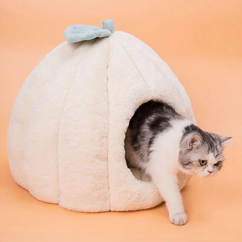 Fashion Pet Products Home Warm Bed Winter Tent for Cats Pumpkin-shaped Soft Plush Pet Small Dog House Indoor Bed Cat Cave Nest
Fashion Pet Products Home Warm Bed Winter Tent for Cats Pumpkin-shaped Soft Plush Pet Small Dog House Indoor Bed Cat Cave Nest