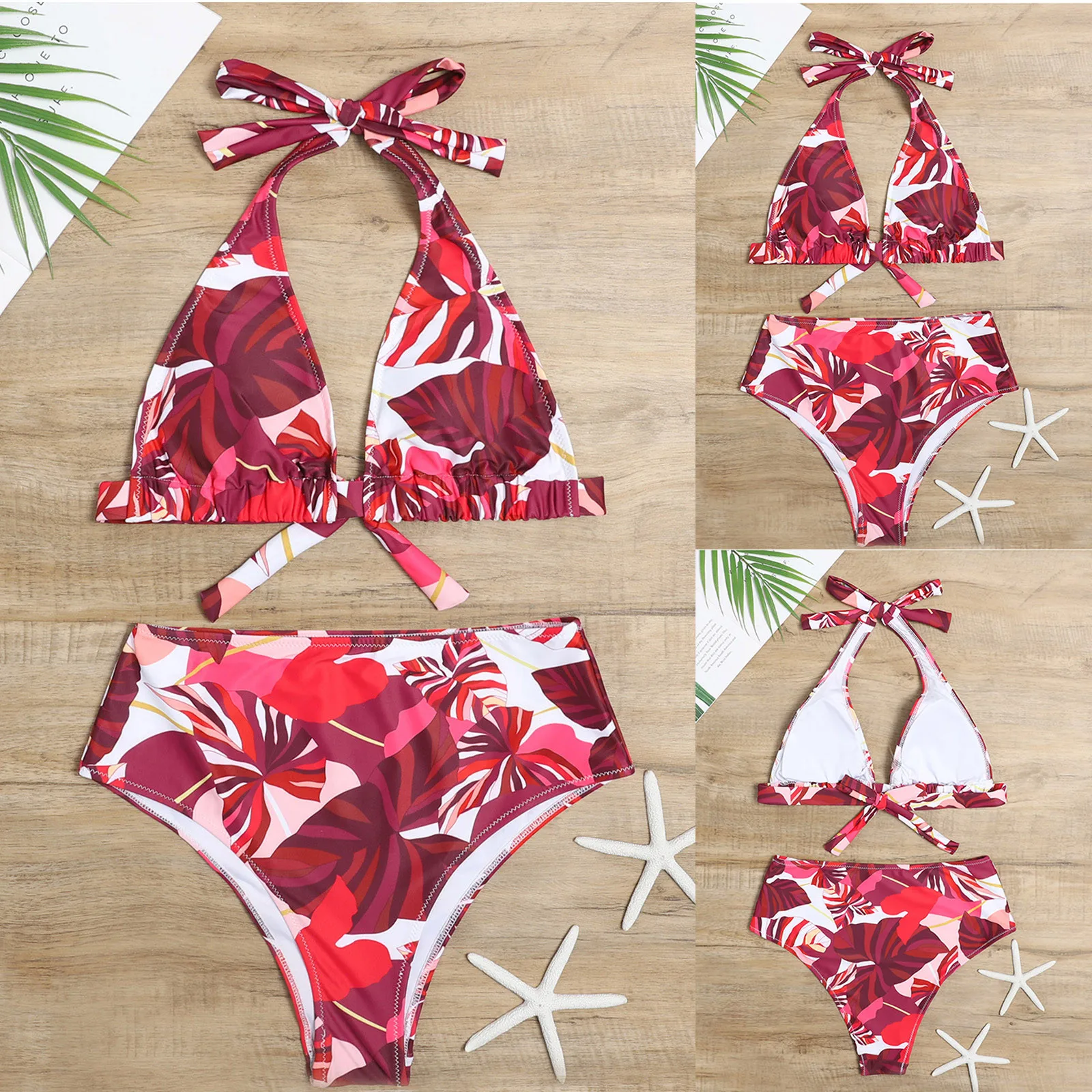 Women Swimsuit 2021 Plant Print Push-Up Pad Swimwear ropa mujer 2pcs Female Beachwear Bathing Suits
Women Swimsuit 2021 Plant Print Push-Up Pad Swimwear ropa mujer 2pcs Female Beachwear Bathing Suits