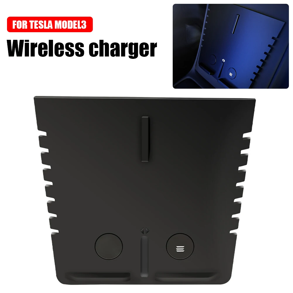 10W Wireless Charger Car Charging Pad Dual USB Charger Fast Charging Center Console Charging Pad for 2017-2020 Tesla Model 3
10W Wireless Charger Car Charging Pad Dual USB Charger Fast Charging Center Console Charging Pad for 2017-2020 Tesla Model 3