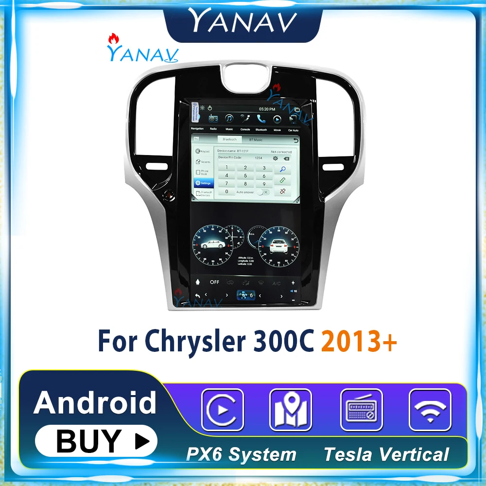 Тесла стиль вертикальный экран Android PX6 Автомобильный GPS навигация для-Chrysler 300C 2013 + Авто головное устройство мультимедиа Автомобильная Радио ...
Тесла стиль вертикальный экран Android PX6 Автомобильный GPS навигация для-Chrysler 300C 2013 + Авто головное устройство мультимедиа Автомобильная Радио ...