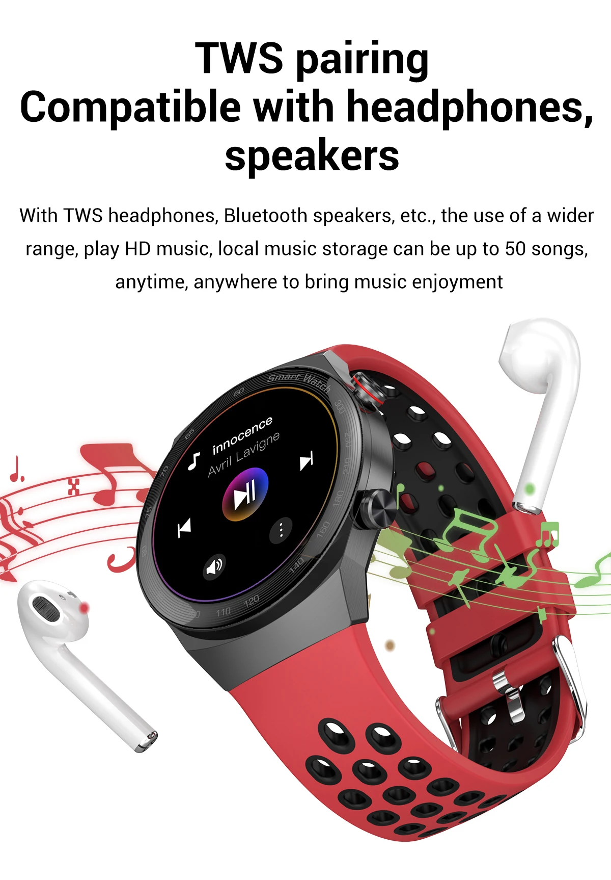 AK26 Smart Watch Man and Woman Bluetooth Call MP3 Local Music Player HD Full Touch IP68 Waterproof Fitness Support Android IOS
AK26 Smart Watch Man and Woman Bluetooth Call MP3 Local Music Player HD Full Touch IP68 Waterproof Fitness Support Android IOS