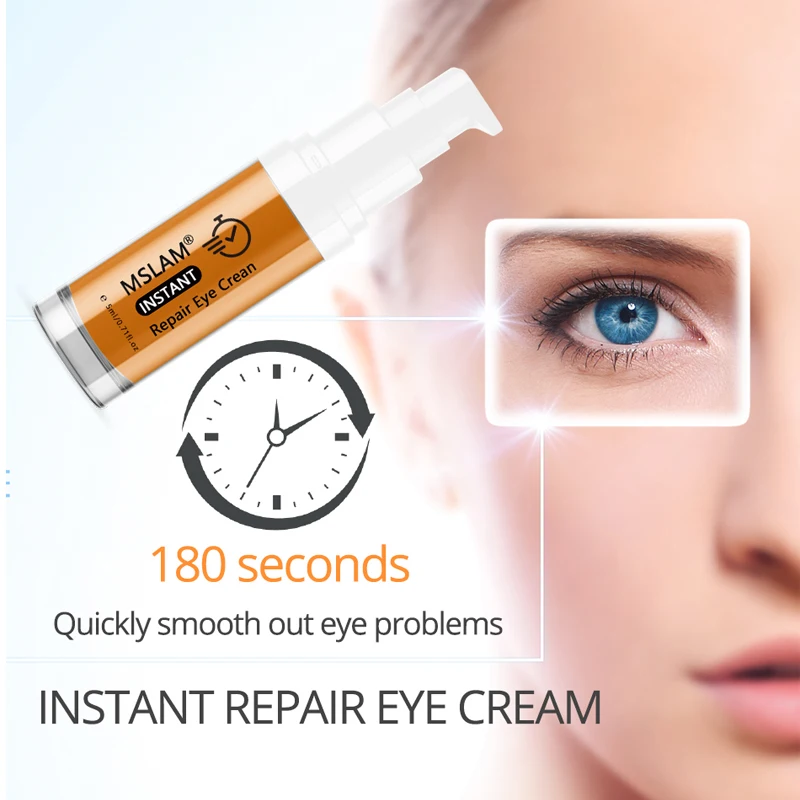 MSLAM Instant Moisturizing Elastic Eye Cream Anti-Aging Anti-Wrinkle Repair Eye Face Lifting Cream Eye Care Facial Skin Care
MSLAM Instant Moisturizing Elastic Eye Cream Anti-Aging Anti-Wrinkle Repair Eye Face Lifting Cream Eye Care Facial Skin Care
