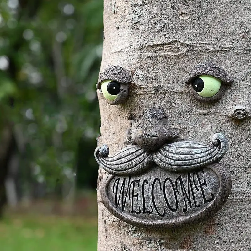 Elderly Tree Face Glowing Eyes Garden Resin Statues Outdoor Garden Tree Garden Decoration Yard Accessories Resin Craft Art
Elderly Tree Face Glowing Eyes Garden Resin Statues Outdoor Garden Tree Garden Decoration Yard Accessories Resin Craft Art
