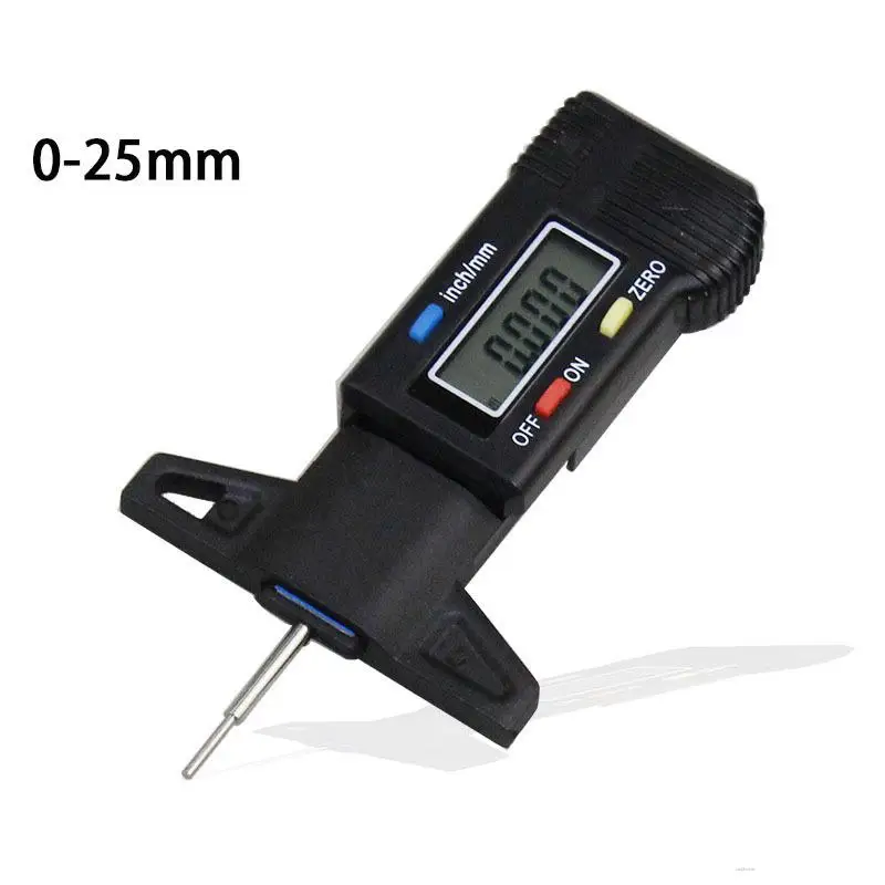 Цифровой измеритель глубины протектора шин, электронный нониусный Калибр 0-25 мм
Цифровой измеритель глубины протектора шин, электронный нониусный Калибр 0-25 мм