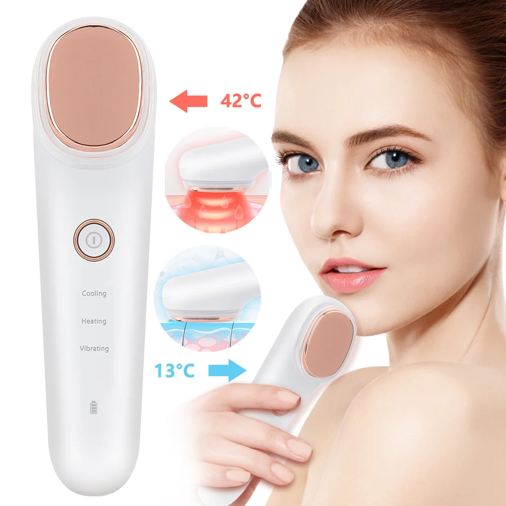 Hot Cold Facial Massager Ultrasonic Cryotherapy Face Spa Beauty Machine Vibration Massage Skin Care Device Wrinkle Remove
Hot Cold Facial Massager Ultrasonic Cryotherapy Face Spa Beauty Machine Vibration Massage Skin Care Device Wrinkle Remove