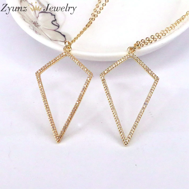 10PCS, Unique Jewelry Shiny CZ Zirconia Hollow Drop Geometric Shape Pendant Necklace For Women Gift
10PCS, Unique Jewelry Shiny CZ Zirconia Hollow Drop Geometric Shape Pendant Necklace For Women Gift