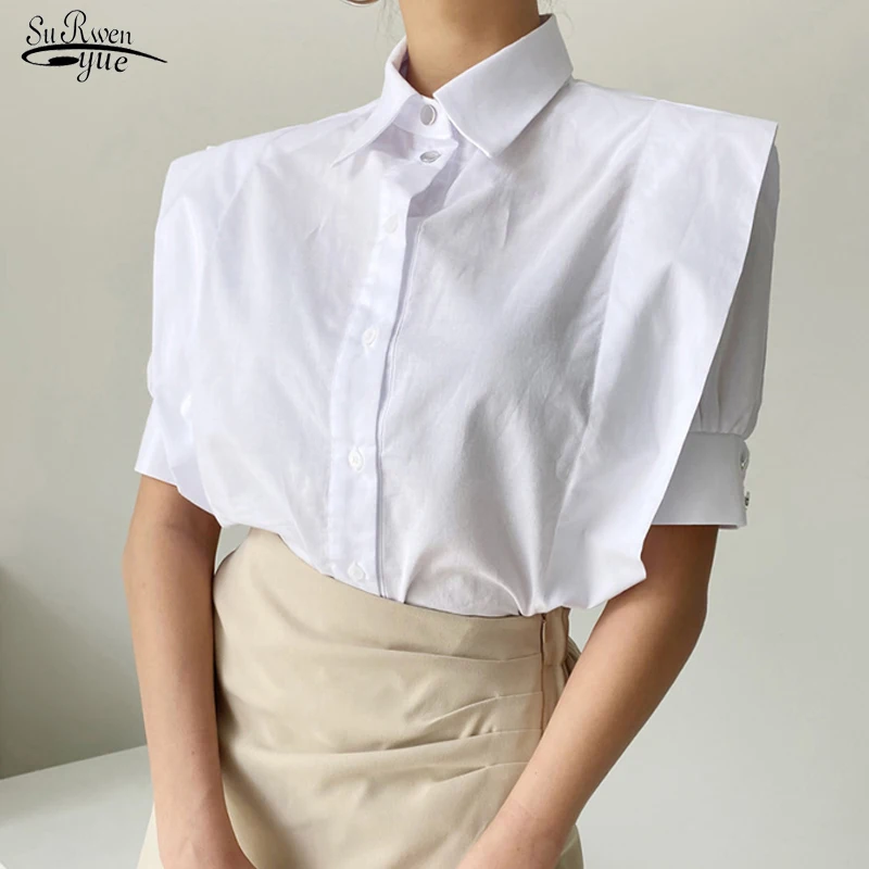 Casual Retro French Shirt Woman Button Cardigan Comfort Lady Blouse Short Sleeve Pure One Size Top Female Chemisier Femme15879
Casual Retro French Shirt Woman Button Cardigan Comfort Lady Blouse Short Sleeve Pure One Size Top Female Chemisier Femme15879