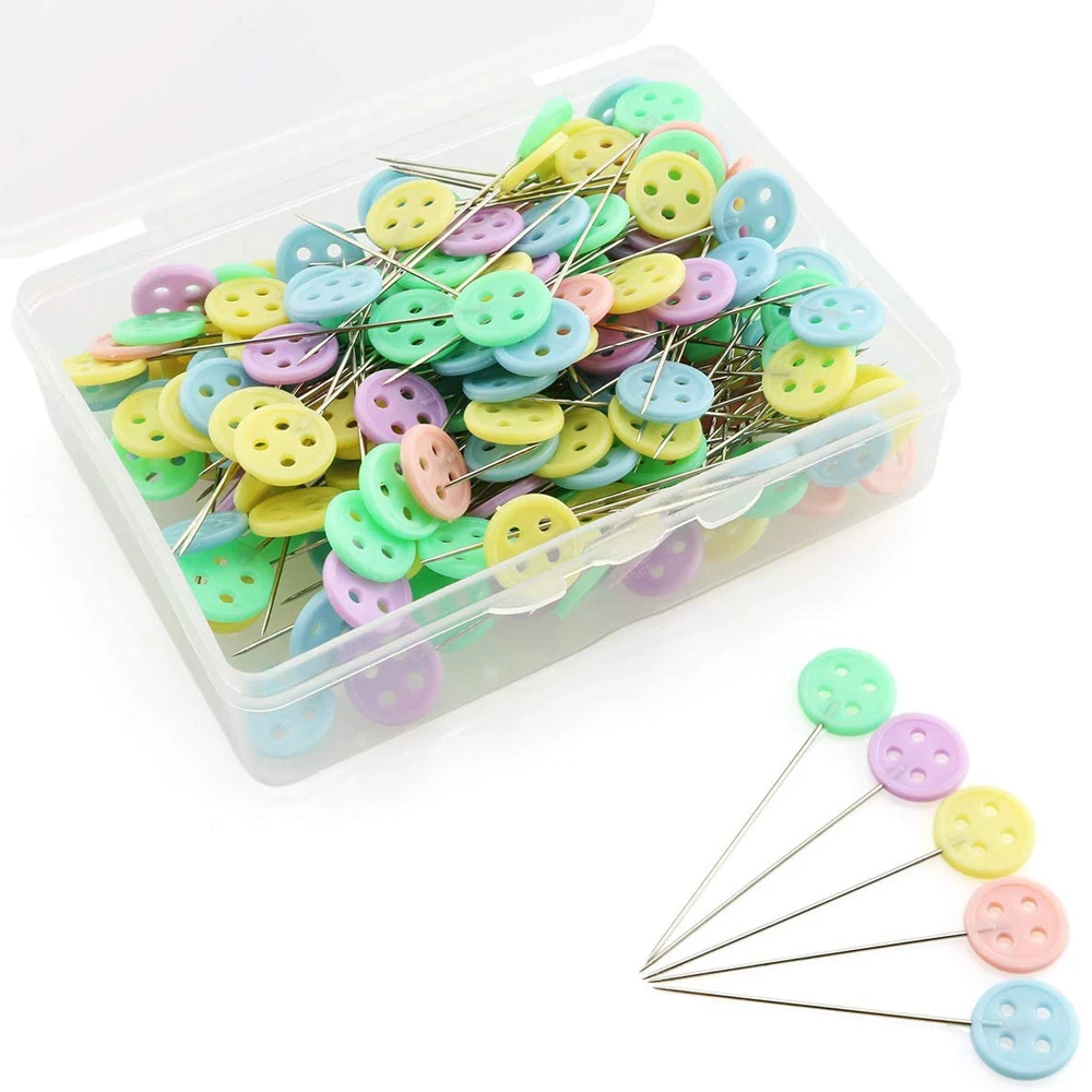100pcs Flat Head Straight Pins Stainless Steel Sewing Pins for Stitching Fabric Jewelry Decoration DIY Sewing Tools
100pcs Flat Head Straight Pins Stainless Steel Sewing Pins for Stitching Fabric Jewelry Decoration DIY Sewing Tools