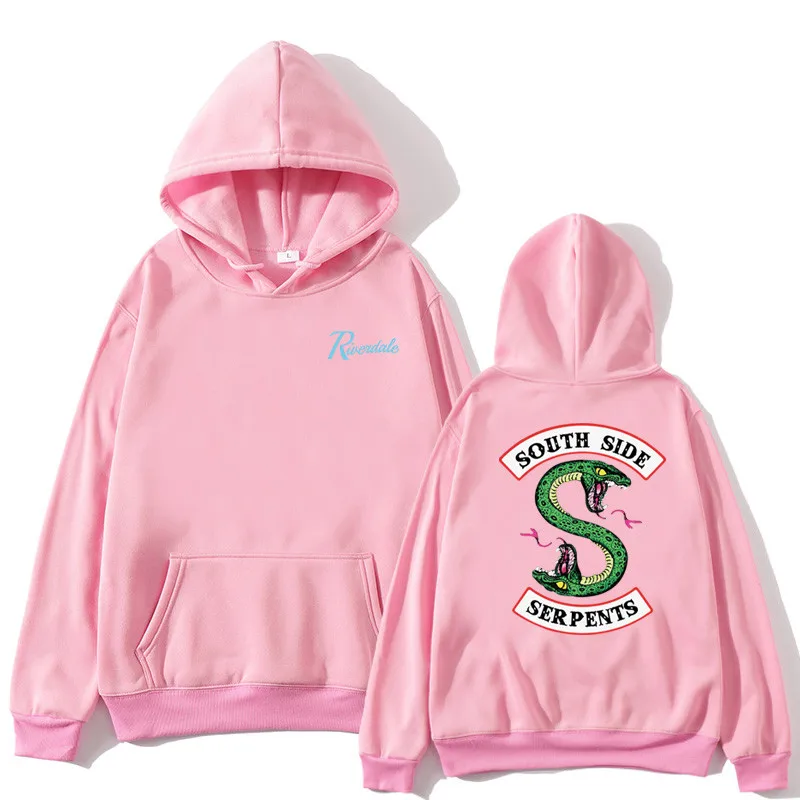 Riverdale South Side Hoodies South Side Serpents Fans Pullover Sweatshirt tuta uomo Trend hoody trade hot Riverdale Hoodie
Riverdale South Side Hoodies South Side Serpents Fans Pullover Sweatshirt tuta uomo Trend hoody trade hot Riverdale Hoodie
