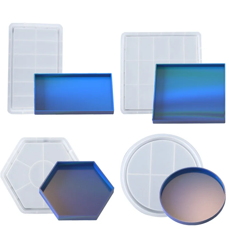 Эпоксидная форма для поддонов «сделай сам», многофункциональная прямоугольная, квадратная, круглая форма для семейных тарелок, украшение д... 
Эпоксидная форма для поддонов «сделай сам», многофункциональная прямоугольная, квадратная, круглая форма для семейных тарелок, украшение д...