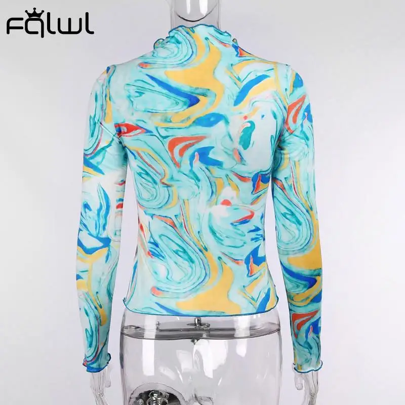 FQLWL Summer Sexy Print Crop Top Women 2021 Green Buttons Long Sleeve Tops Female Corrugated Bodycon Clubwear Fashion T Shirts
FQLWL Summer Sexy Print Crop Top Women 2021 Green Buttons Long Sleeve Tops Female Corrugated Bodycon Clubwear Fashion T Shirts