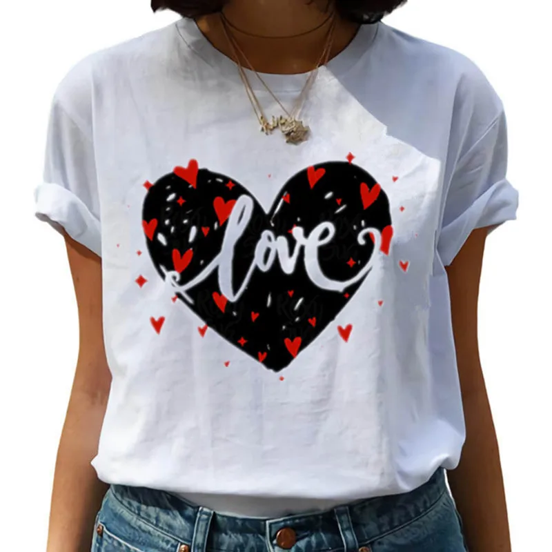 LOVE Printing T Shirt Summer Women Short Sleeve Leisure Top Tee Casual Ladies Female T Shirts Plus Size Woman Clothing
LOVE Printing T Shirt Summer Women Short Sleeve Leisure Top Tee Casual Ladies Female T Shirts Plus Size Woman Clothing