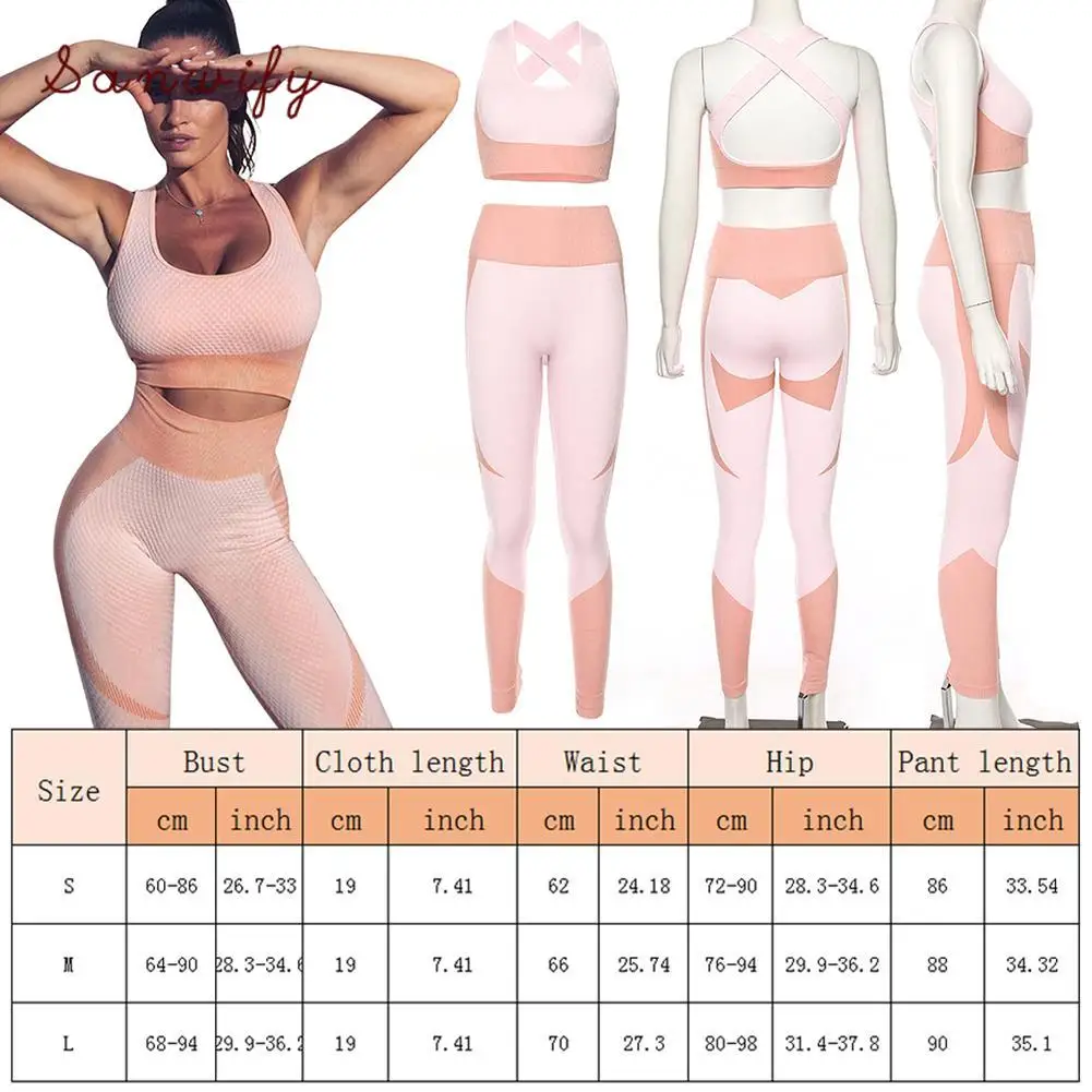 Women's Seamless Yoga Suit Sportswear Fitness Sport For Women Gym Running Set 2 Piece Costume For Yoga Sports Bras+leggings Sets
Women's Seamless Yoga Suit Sportswear Fitness Sport For Women Gym Running Set 2 Piece Costume For Yoga Sports Bras+leggings Sets