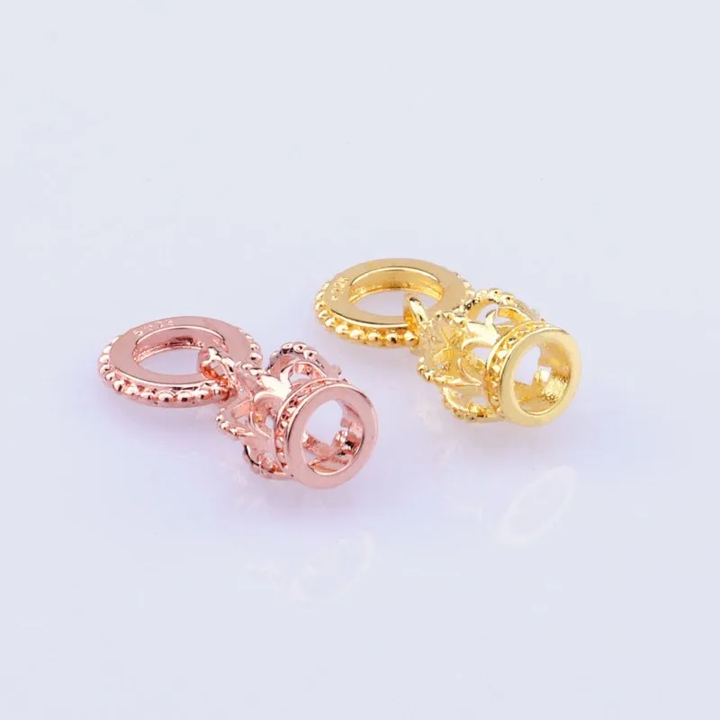 Original 925 Sterling Silver Charm Rose Gold Fashion Crown Pendant Fit Pandora Women Bracelet & Necklace Diy Jewelry
Original 925 Sterling Silver Charm Rose Gold Fashion Crown Pendant Fit Pandora Women Bracelet & Necklace Diy Jewelry