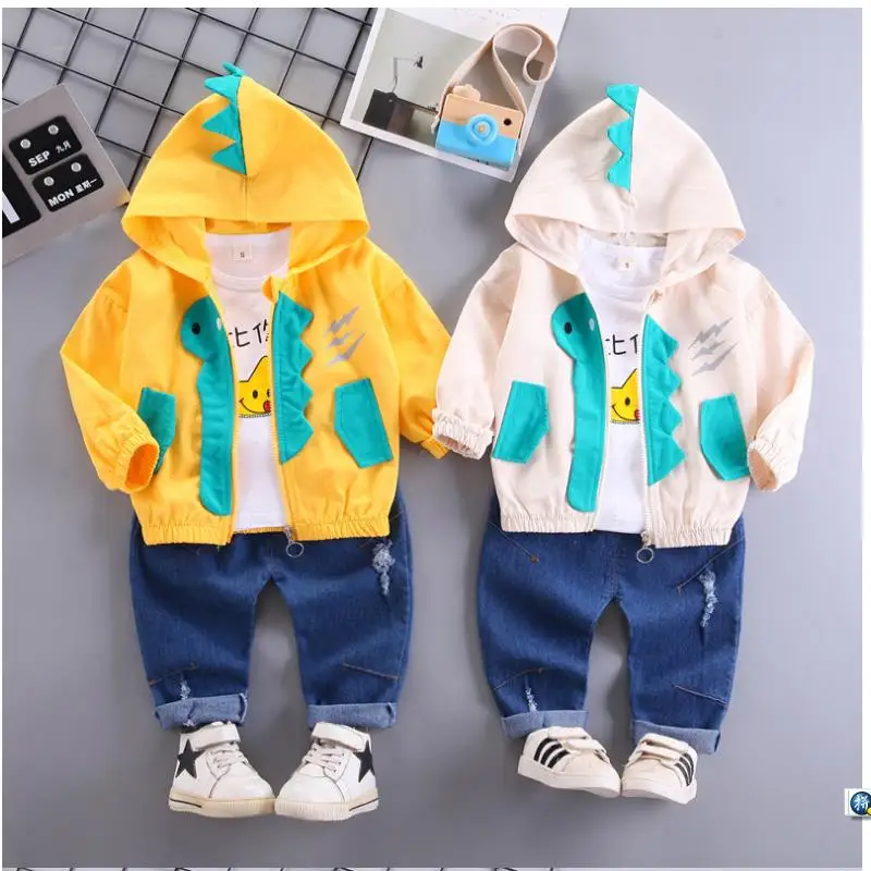 3pcs/set Baby kids Clothes sets boys girls cartoon Hooded Coat+T Shirt+Pant casual Infant sport suit Children Clothing Tracksuit
3pcs/set Baby kids Clothes sets boys girls cartoon Hooded Coat+T Shirt+Pant casual Infant sport suit Children Clothing Tracksuit