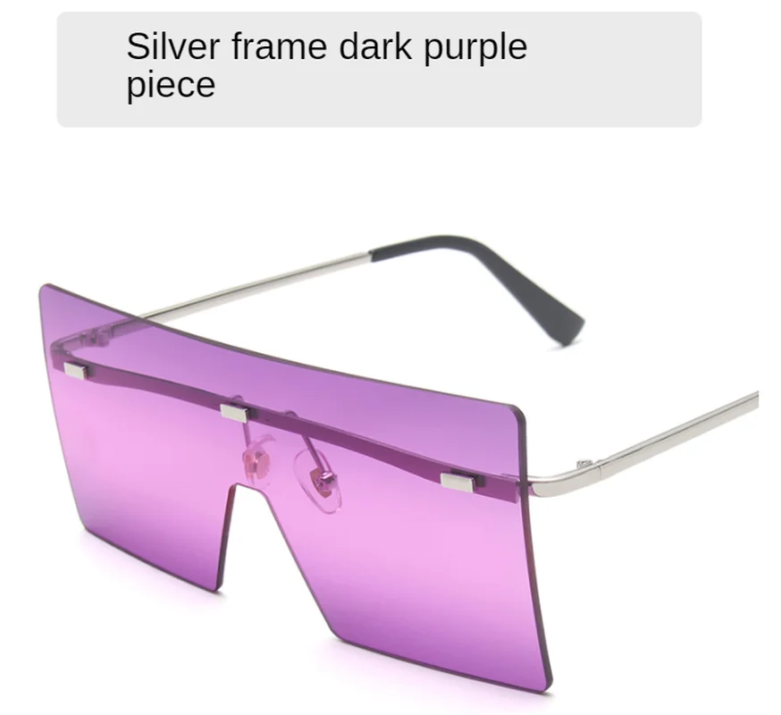 Trendy Big-frame Sunglasses Women's Square One-piece Sunglasses Personality Midin Brown High-end Ladies Sunglasses Glasses UV400
Trendy Big-frame Sunglasses Women's Square One-piece Sunglasses Personality Midin Brown High-end Ladies Sunglasses Glasses UV400