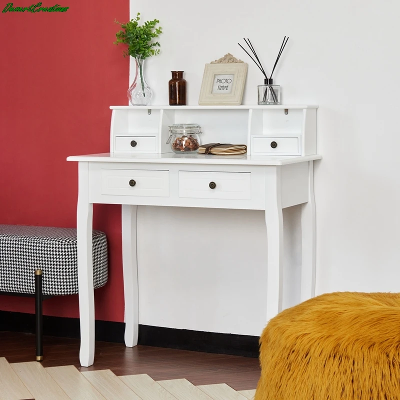 Large Storage Space with 4 Drawers Table Computer Desk Writing Table with Detachable Tabletop Organizer Suit for Home Office
Large Storage Space with 4 Drawers Table Computer Desk Writing Table with Detachable Tabletop Organizer Suit for Home Office