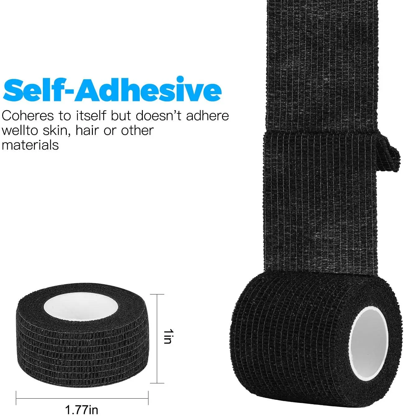 18 Rolls Self Adherent Wrap Non Woven Bandage Wrap Breathable Pets Athletic for Sports Injury Ankle Knee Wrist Sprains
18 Rolls Self Adherent Wrap Non Woven Bandage Wrap Breathable Pets Athletic for Sports Injury Ankle Knee Wrist Sprains