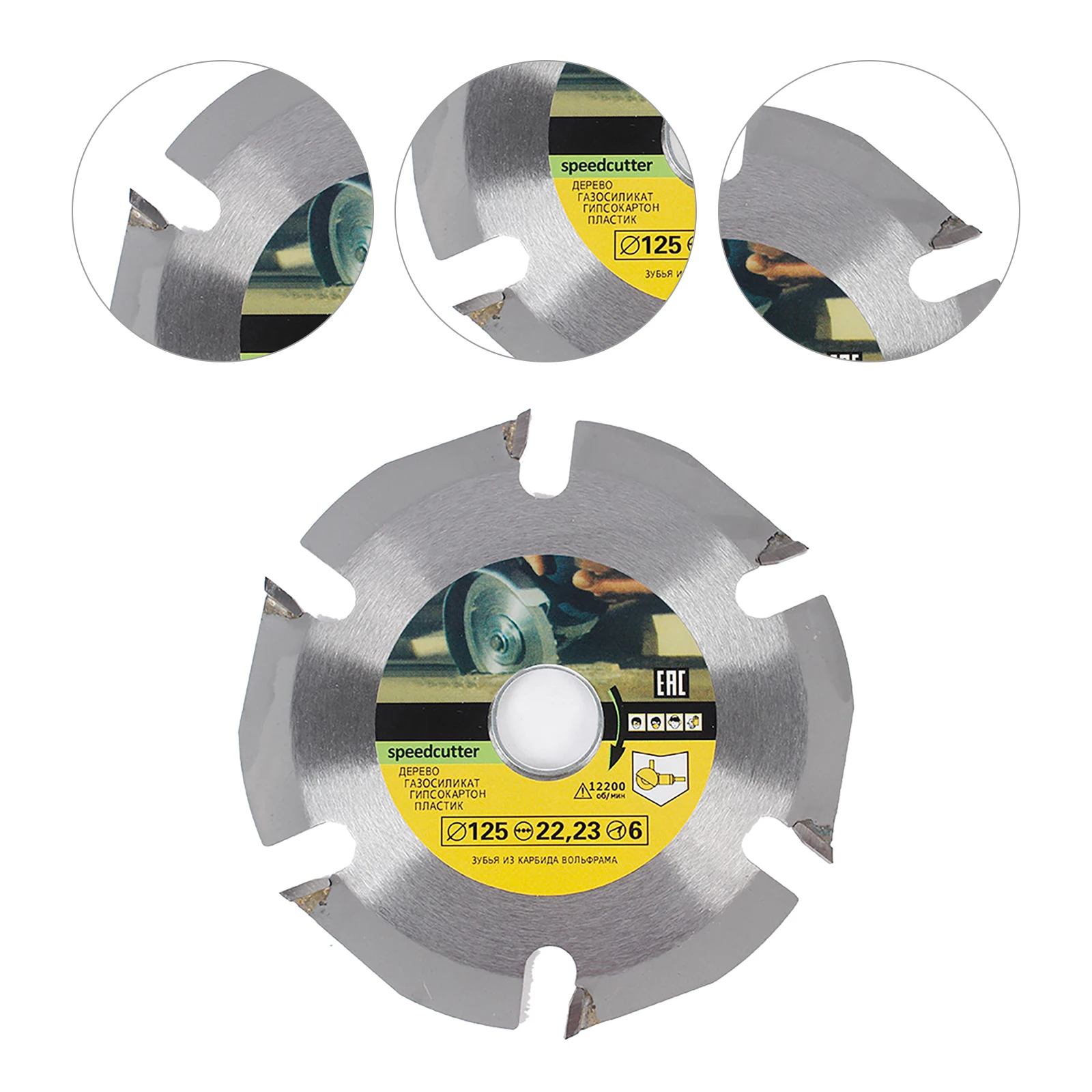 125*22mm Cemented Carbide Wood Cutting Disc for Angle Grinder 3/6 Teeth Circular Saw Blade Wood Carving Hardwood Abrasive Tool
125*22mm Cemented Carbide Wood Cutting Disc for Angle Grinder 3/6 Teeth Circular Saw Blade Wood Carving Hardwood Abrasive Tool