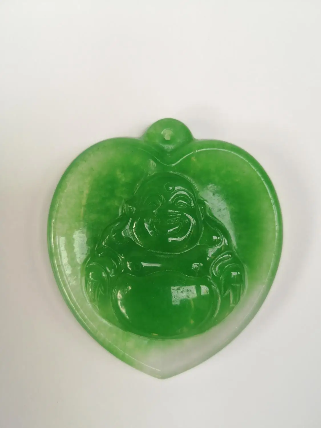YIZHU CULTUER ART Beautiful China Jadeite Jade Carving Happy Buddha Necklace Pendant Decoration
YIZHU CULTUER ART Beautiful China Jadeite Jade Carving Happy Buddha Necklace Pendant Decoration