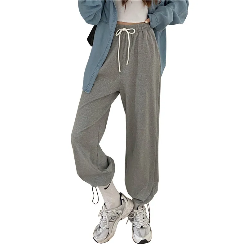 Sweatpants Women's Loose-fitting Casual Pants Harlan Pants Autumn High-waisted Thin Straight Trousers And Trousers Solid Color
Sweatpants Women's Loose-fitting Casual Pants Harlan Pants Autumn High-waisted Thin Straight Trousers And Trousers Solid Color