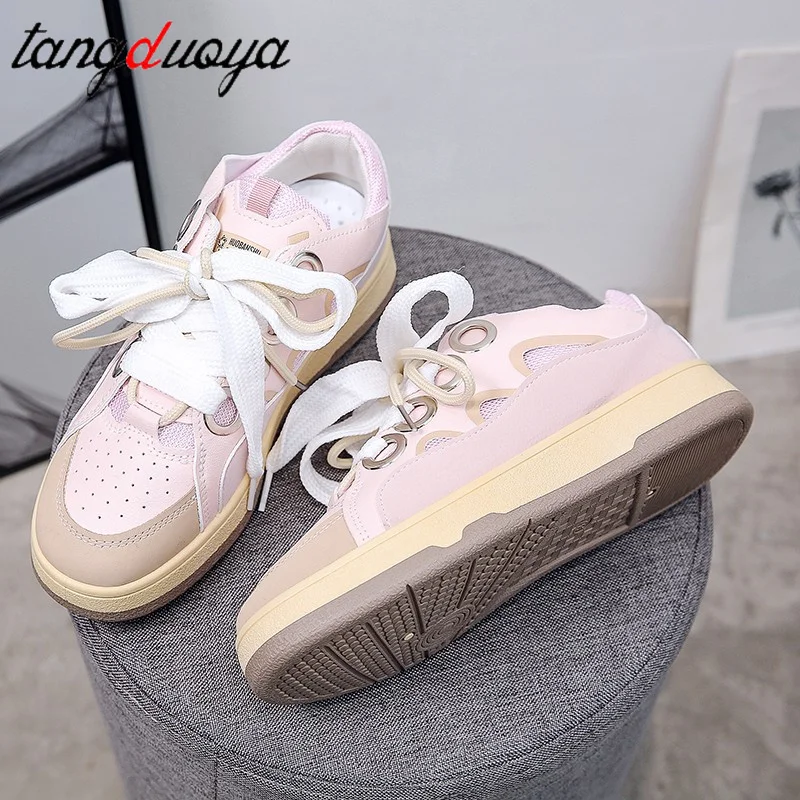 Kawaii Shoes Women Sneakers White Round Head Platform Causal Sports Student Cute Pink Girl Lolita Fashion Flats 2021 autumn
Kawaii Shoes Women Sneakers White Round Head Platform Causal Sports Student Cute Pink Girl Lolita Fashion Flats 2021 autumn