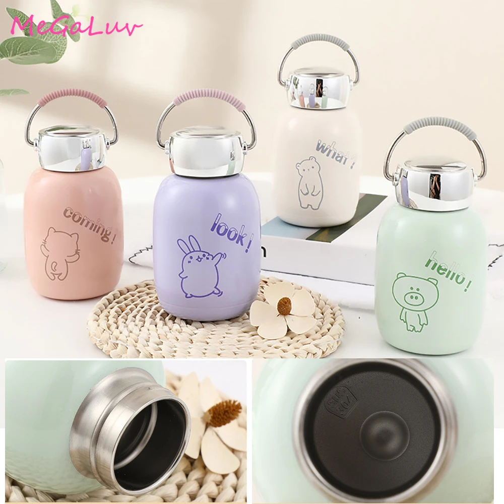 230ML Big Belly Stainless Steel Vacuum Flask Cute Cartoon Vacuum Flask Simple and Compact Portable Vacuum Flask Gift Vacuum Flas
230ML Big Belly Stainless Steel Vacuum Flask Cute Cartoon Vacuum Flask Simple and Compact Portable Vacuum Flask Gift Vacuum Flas