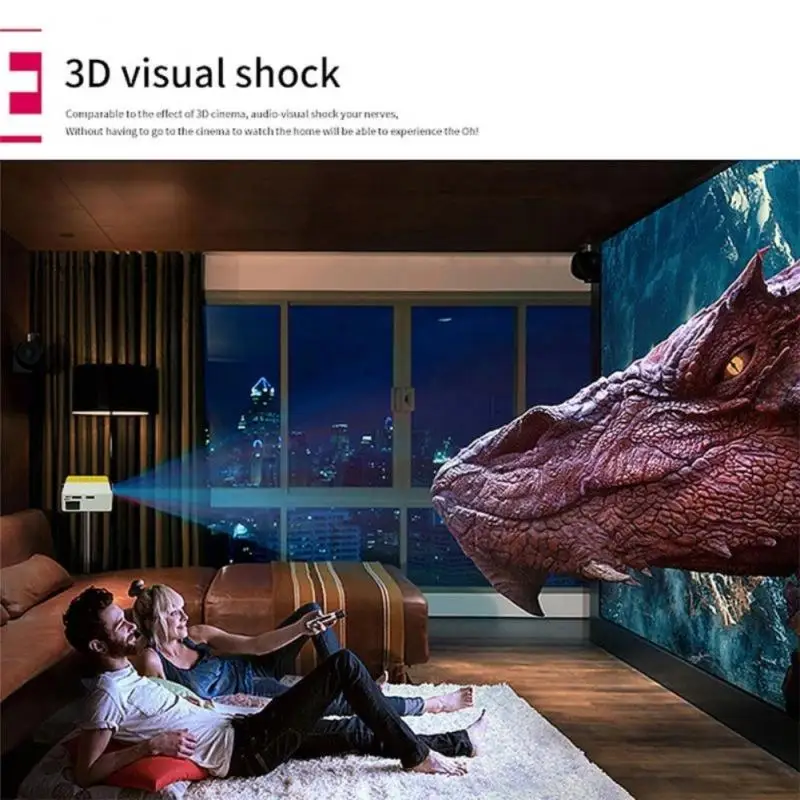 Светодиодный домашний мини-проектор с поддержкой 1080P HD USB AV TF портативный медиаплеер
Светодиодный домашний мини-проектор с поддержкой 1080P HD USB AV TF портативный медиаплеер