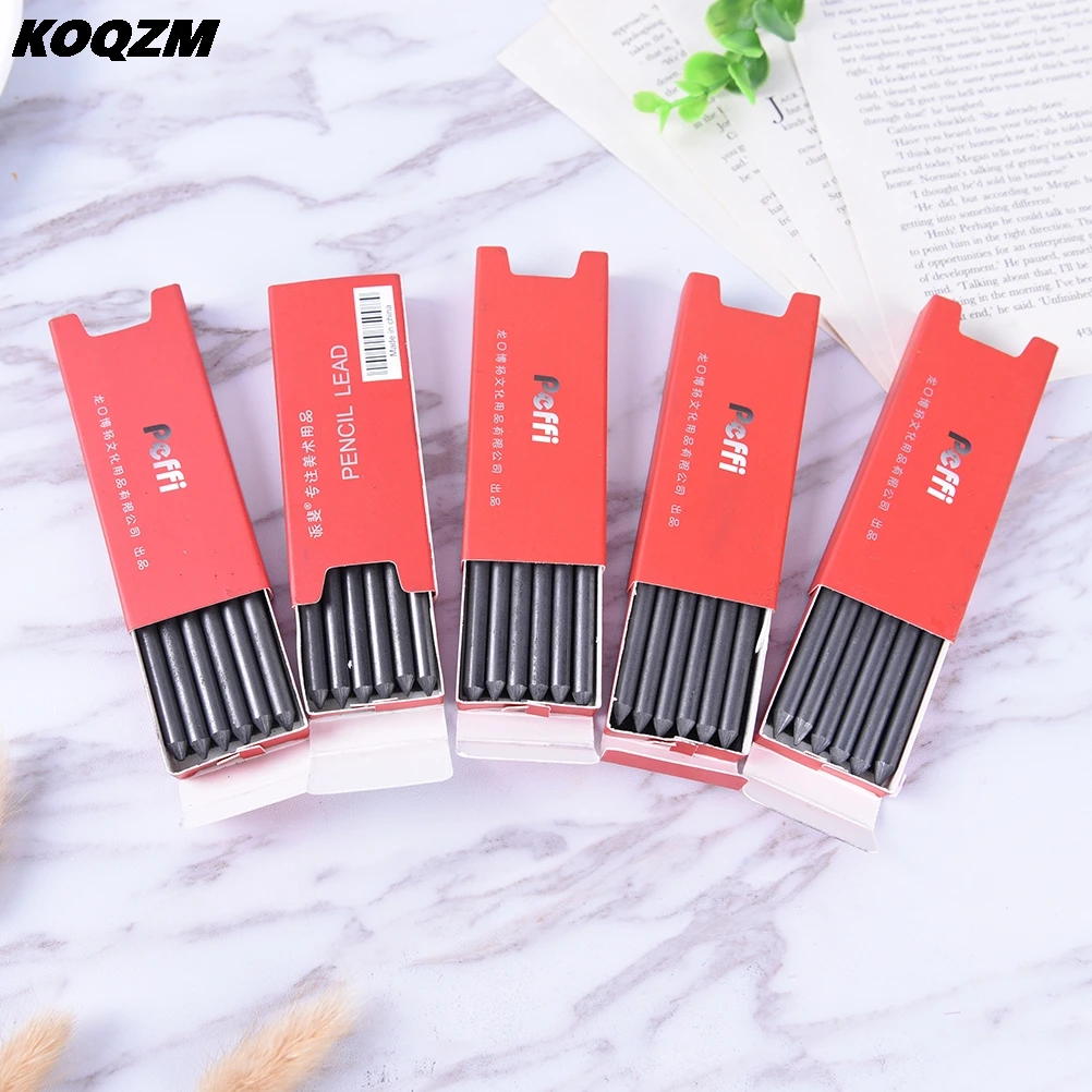 6pcs/pack 5.6mm Charcoal / Graphite Pencil Lead Soft Medium Hard HB 4B 6B 8B 14B Sketch Drawing Artist Mechanical Pencil Lead
6pcs/pack 5.6mm Charcoal / Graphite Pencil Lead Soft Medium Hard HB 4B 6B 8B 14B Sketch Drawing Artist Mechanical Pencil Lead