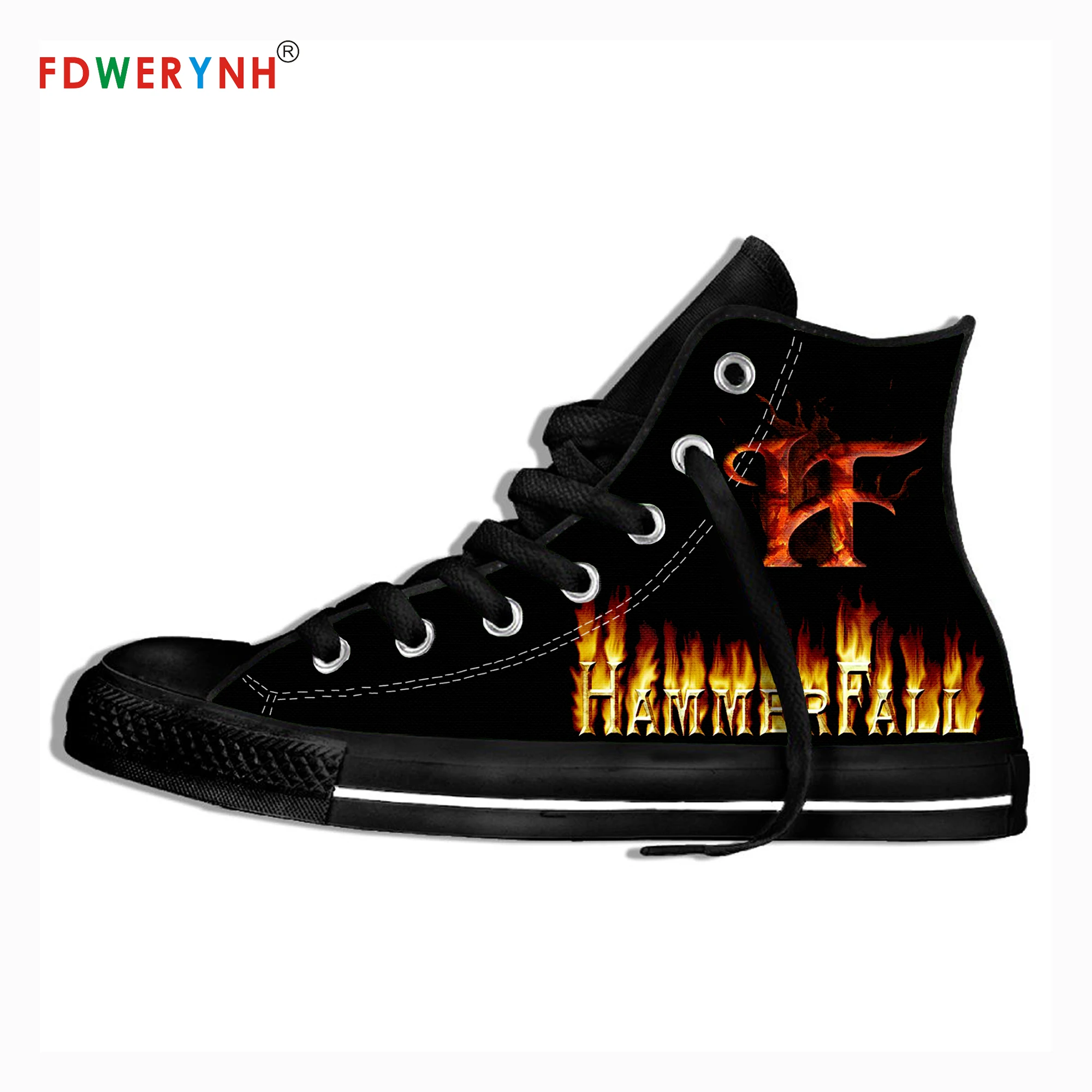 Men Walking Shoes Black Hammer Fall Band Most Influential Metal Bands Of All Time Shoes Cool Street Breathable Canvas Shoes
Men Walking Shoes Black Hammer Fall Band Most Influential Metal Bands Of All Time Shoes Cool Street Breathable Canvas Shoes
